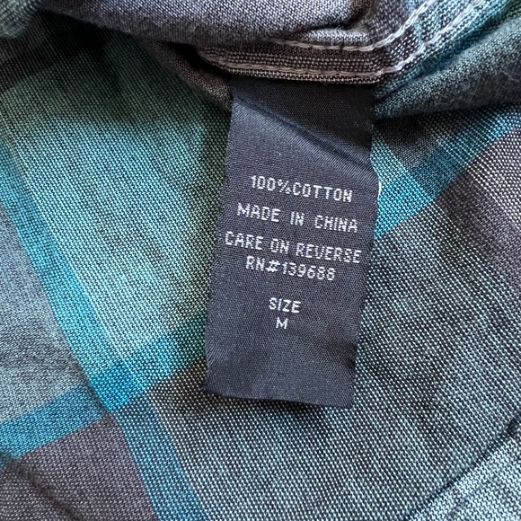 Stoic Button Down Shirt Medium Plaid - Picture 6 of 6